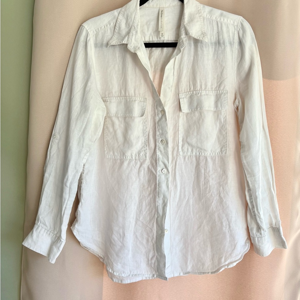 Babaton Cream Button Down Shirt